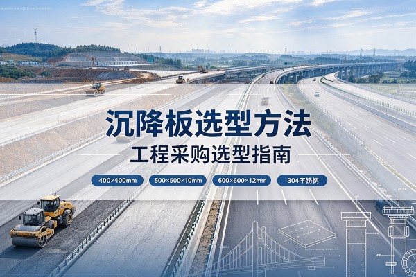 汤原沉降板选择方法