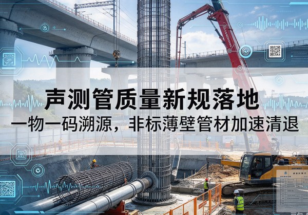 汤原声测管质量新规落地，一物一码溯源，非标薄壁管材加速清退