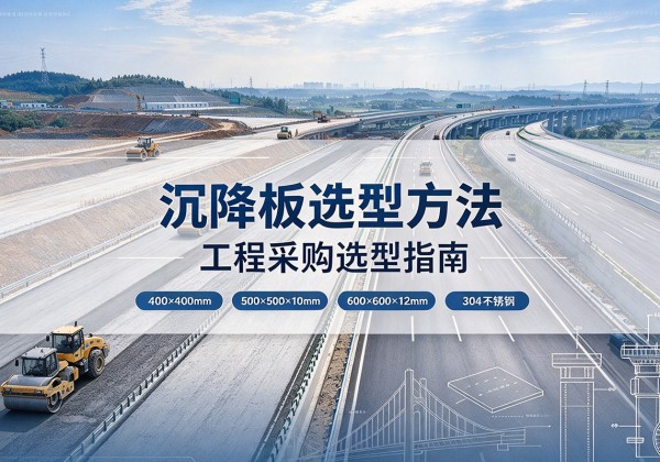 汤原沉降板选择方法